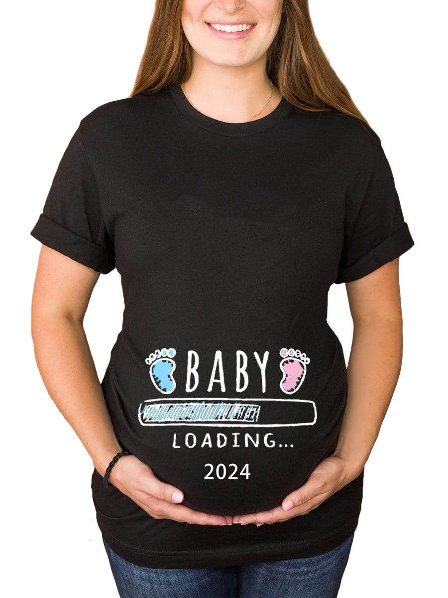 Baby Loading 2024 Maternity Shirt