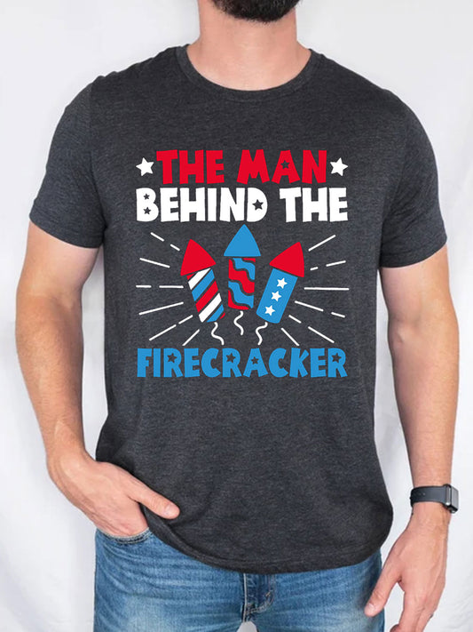The Man Behind The Firecracker Daddy Shirt